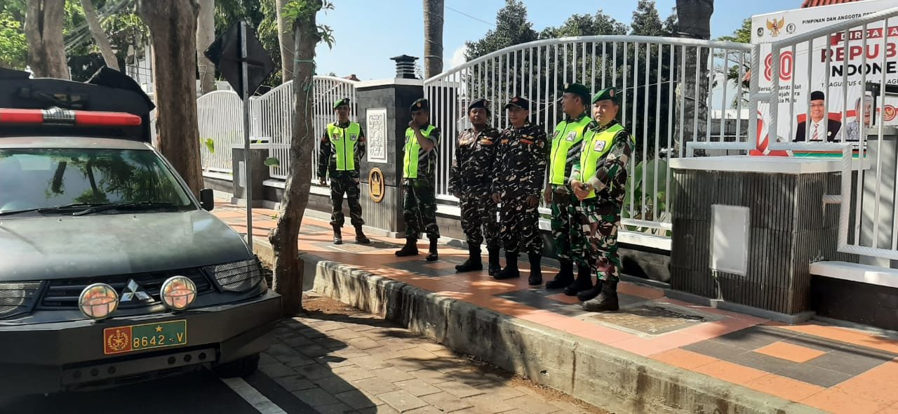 TNI dan Banser Gelar Apel Sinergi Kebangsaan di Banyuwangi