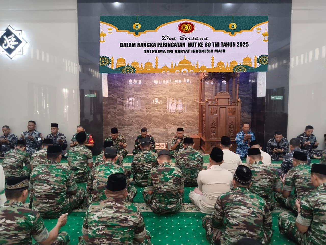 Kodim 0825/Banyuwangi Gelar Doa Bersama Peringati Dirgahayu TNI ke-80